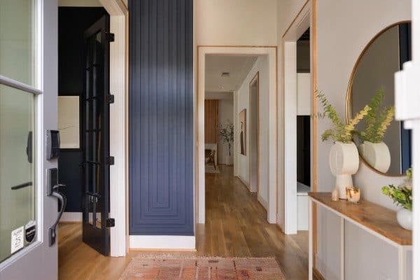 Foyer with white-oak floors and a view down the hall at 2020 10th Avenue South, 12 South Nashville