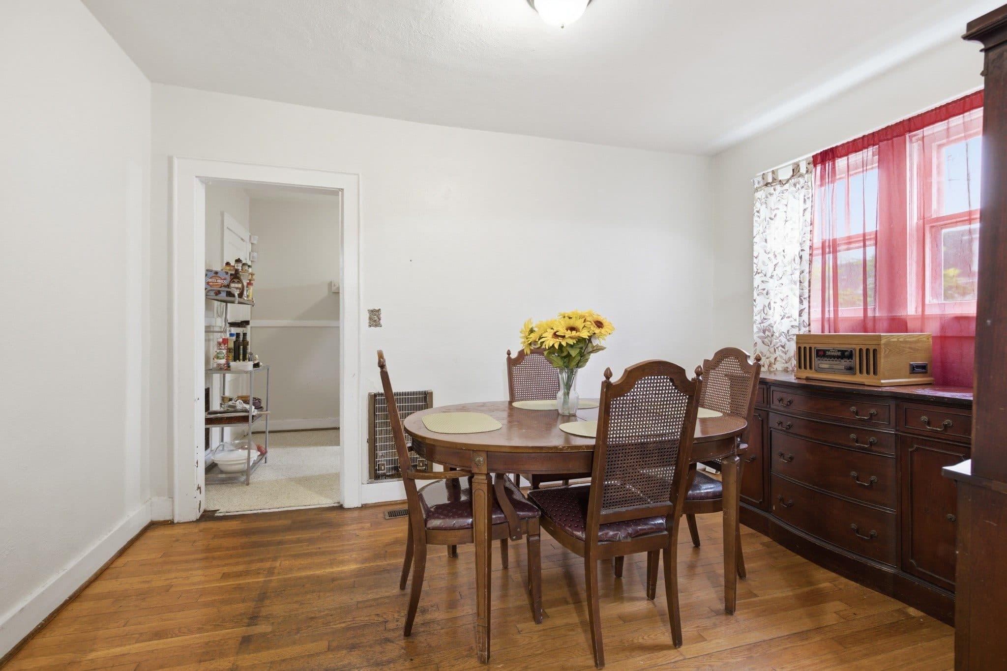 Dining room with hardwood floors and a window at 2305 Cisco Street, 12 South Nashville